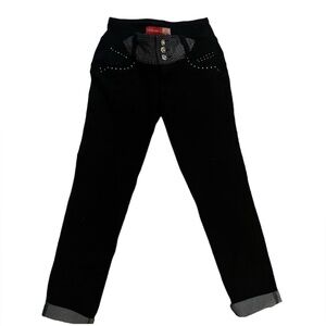 U-Turn Jeans Jeggings sz small sz Small 38 black juniors stretch black